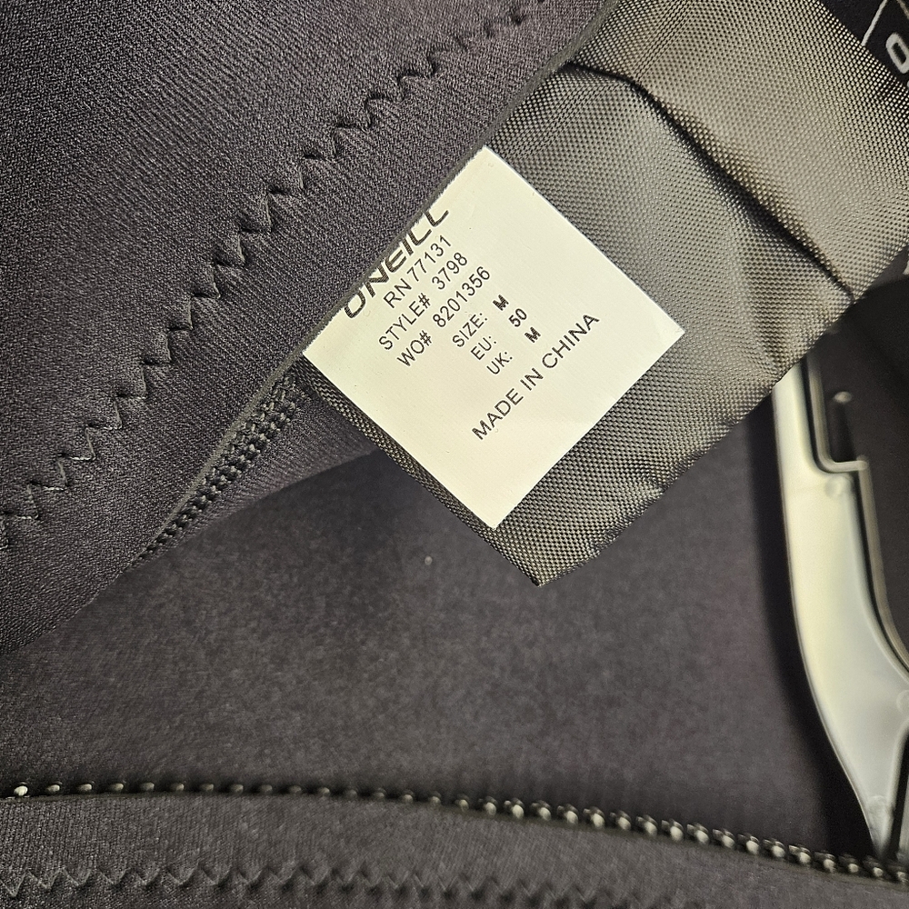 O'Neill Reactor Wetsuit Style #3798 Black Size Medium - Picture 6 of 8